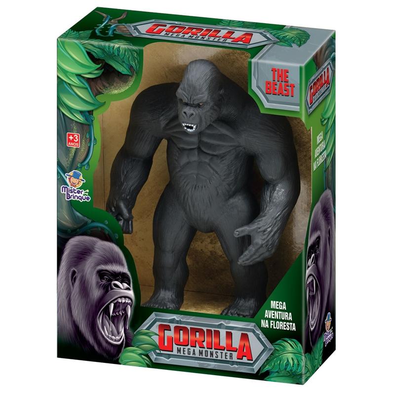 Boneco Gorilla Mega Monster 9585 - Mister Brinque - Bonecos